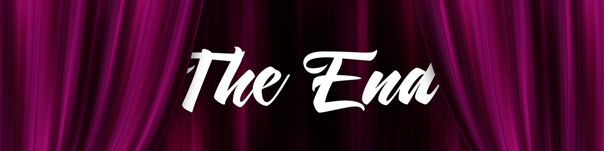 The End - Theatervorhang