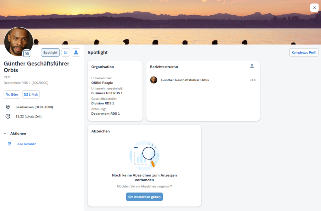 Profil-Spotlight in SAP SuccessFactors HCM